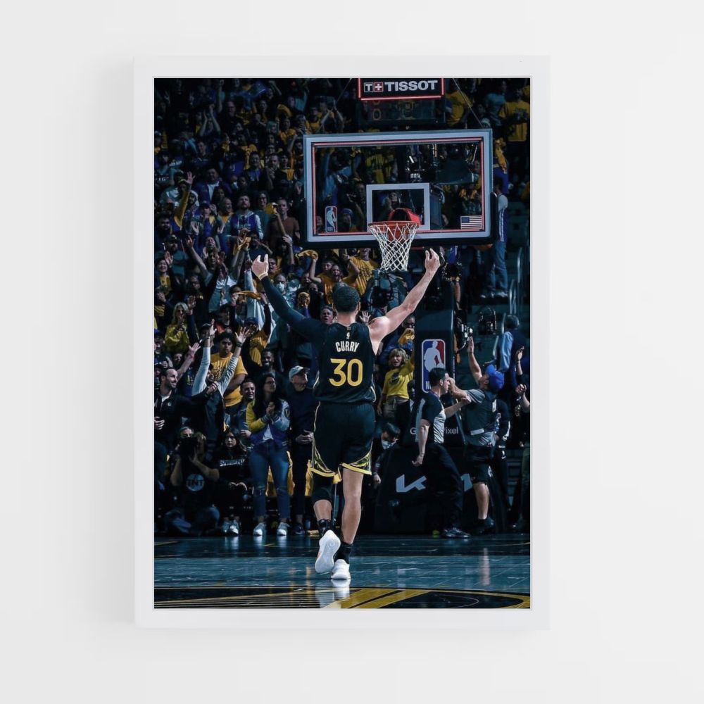 Poster Stephen Curry Panier