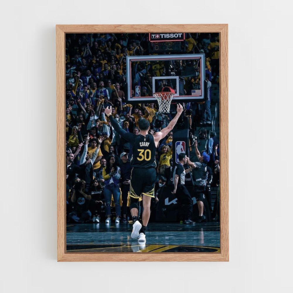 Poster Stephen Curry Panier