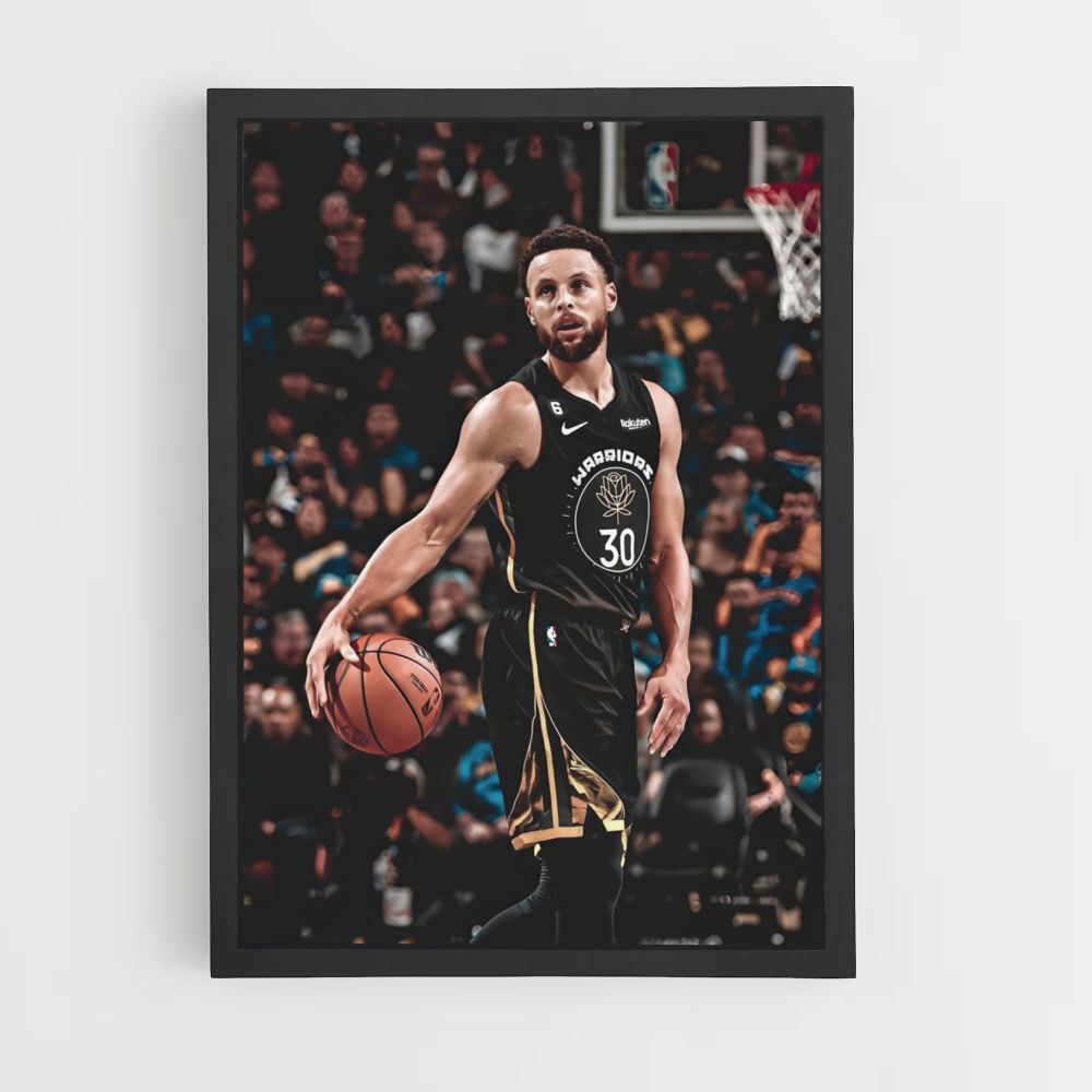 Poster Stephen Curry Dribbles