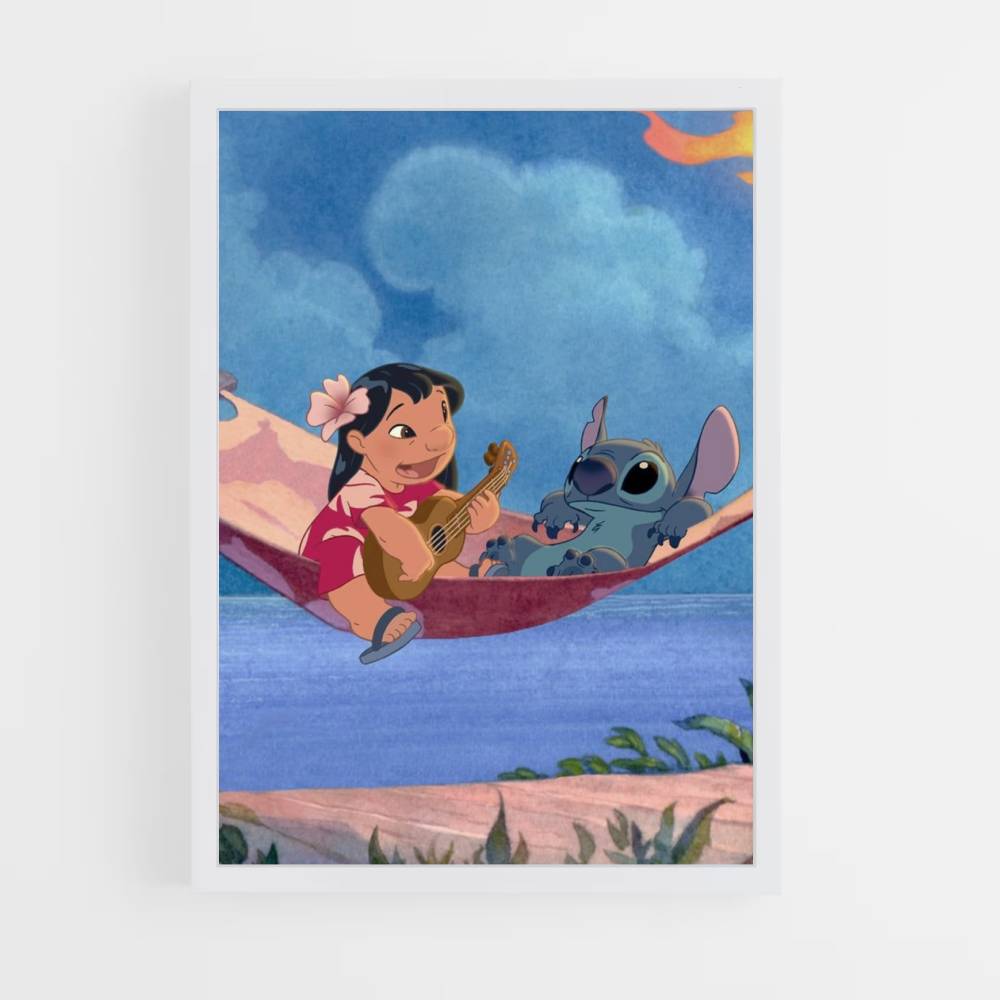 Poster Lilo Stitch Hamac