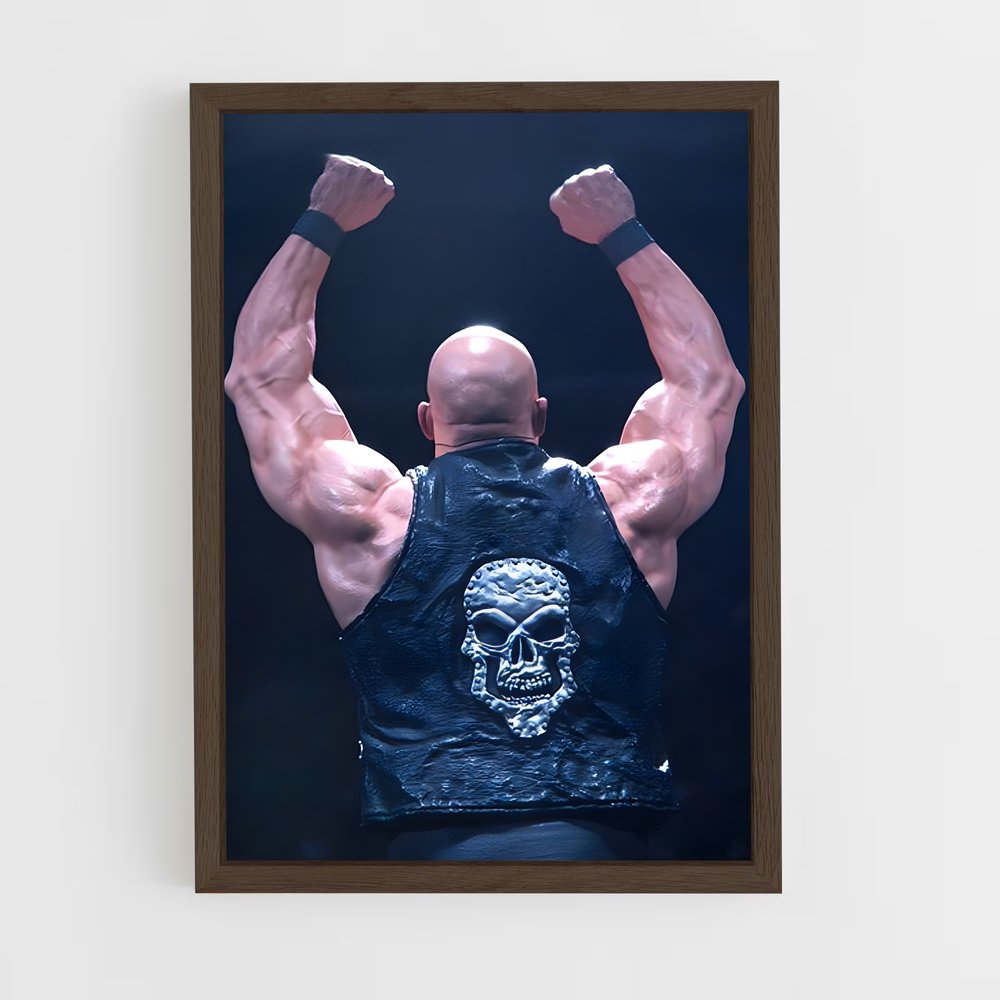 stone-cold-11 cadre Bois foncé