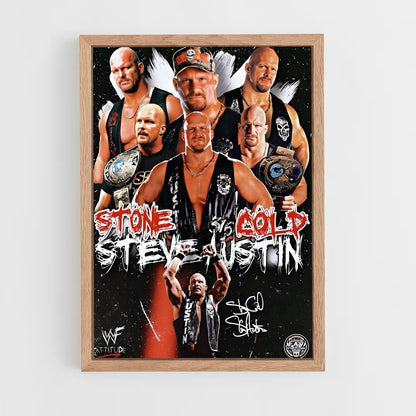 stone-cold-14 cadre Bois clair
