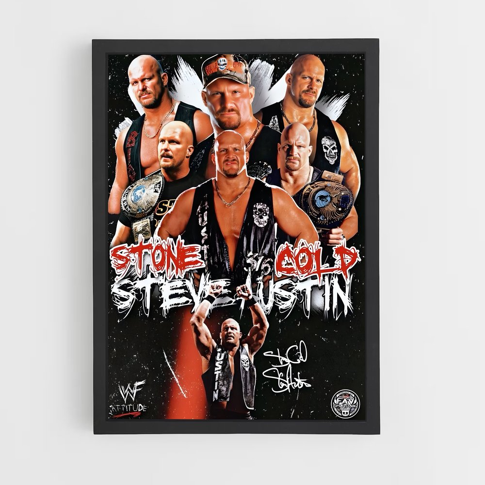 stone-cold-14 cadre Noir