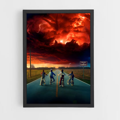 stranger-things-4 cadre Noir