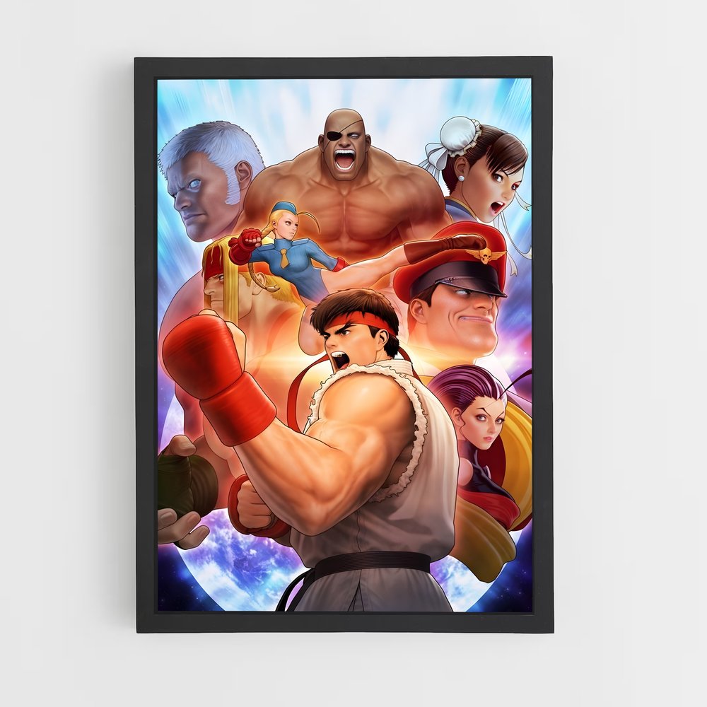 street-fighter-1 cadre Noir