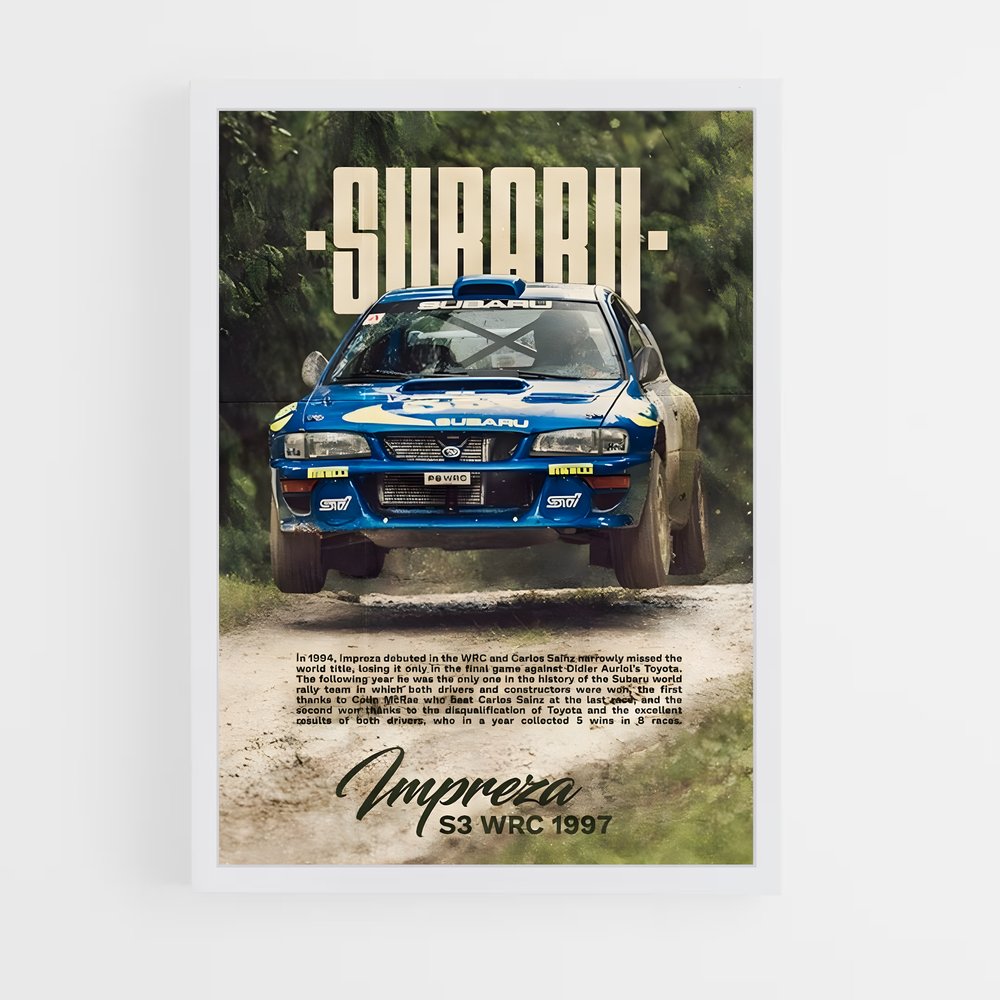 subaru-1 cadre Blanc