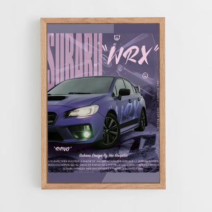 subaru-13 cadre Bois clair
