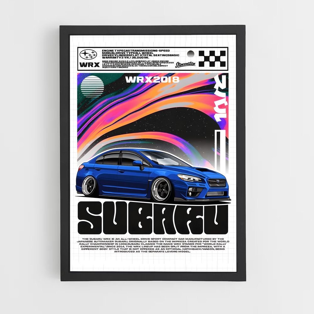 subaru-16 cadre Noir