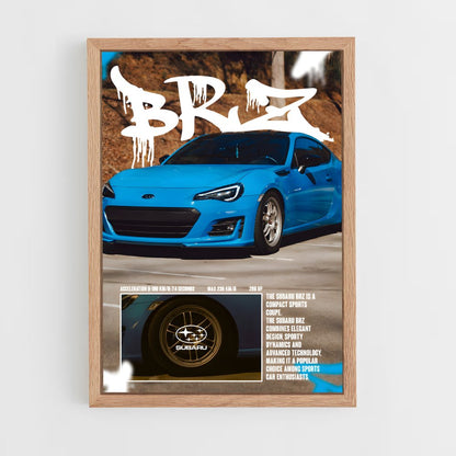 subaru-17 cadre Bois clair
