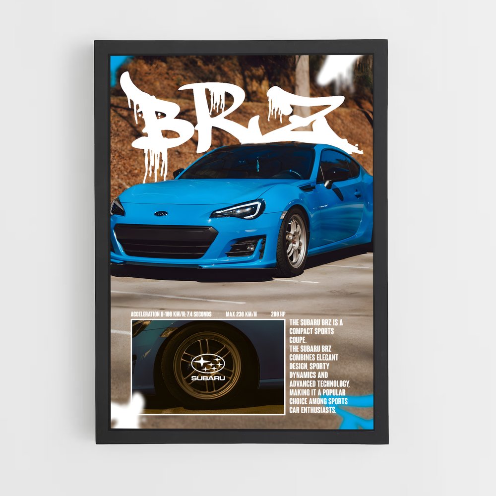 subaru-17 cadre Noir
