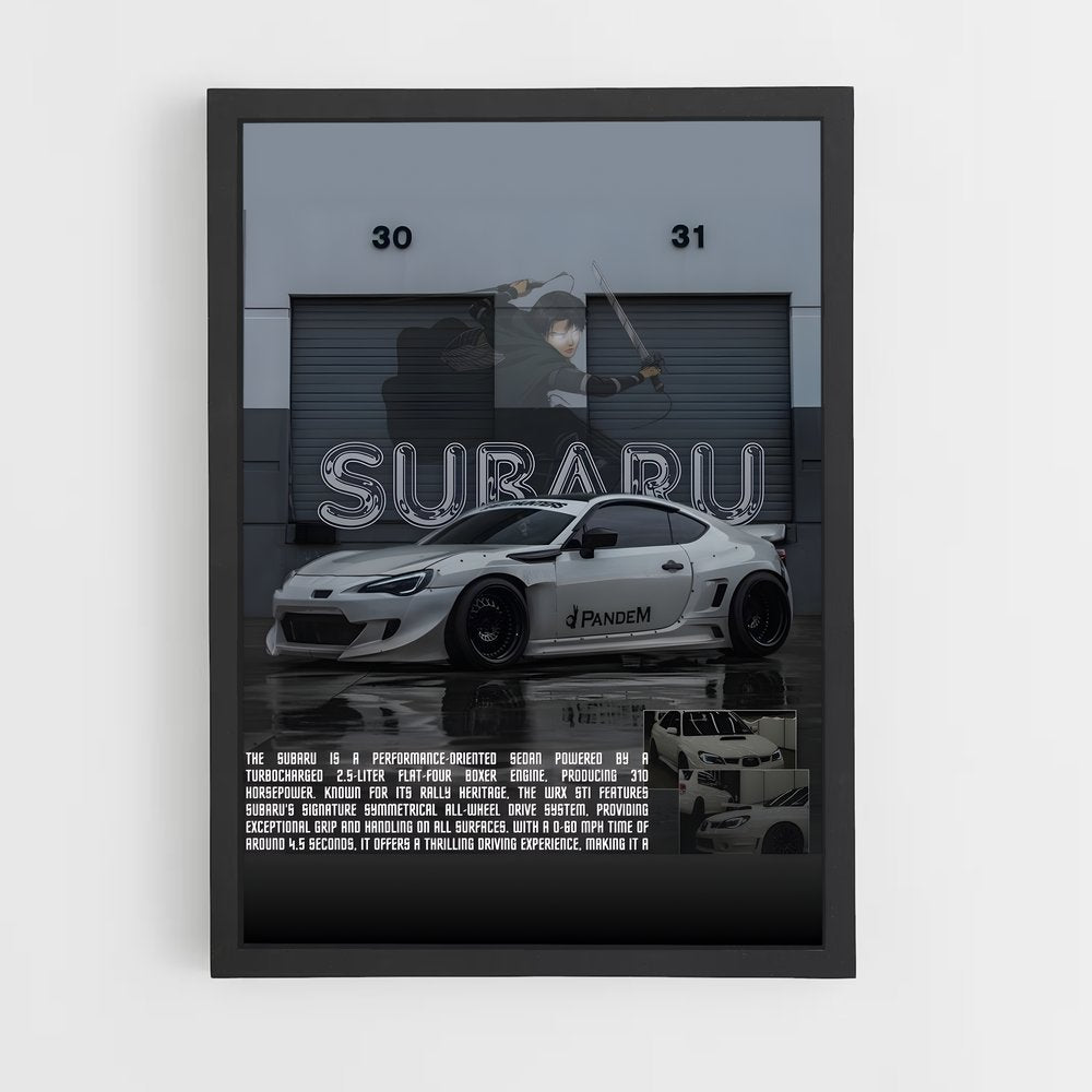 subaru-3 cadre Noir