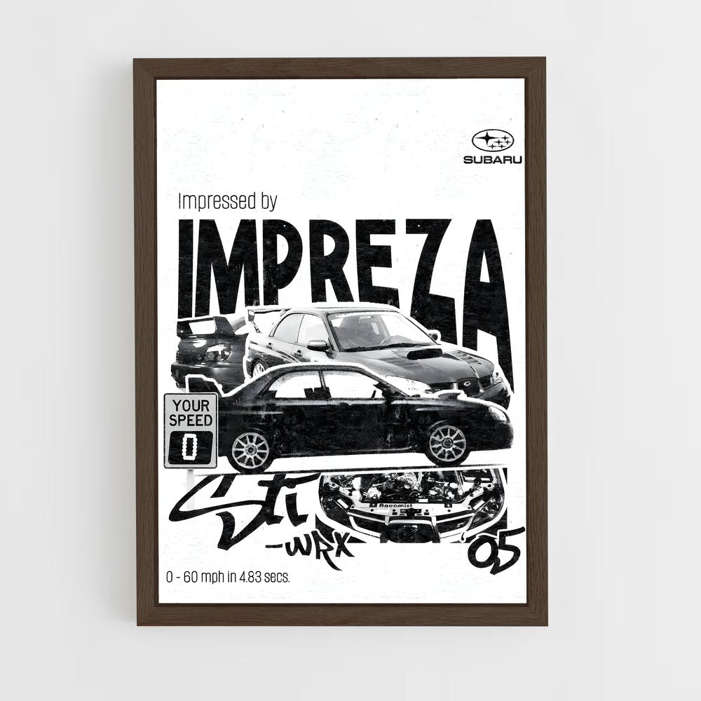 subaru-5 cadre Bois foncé