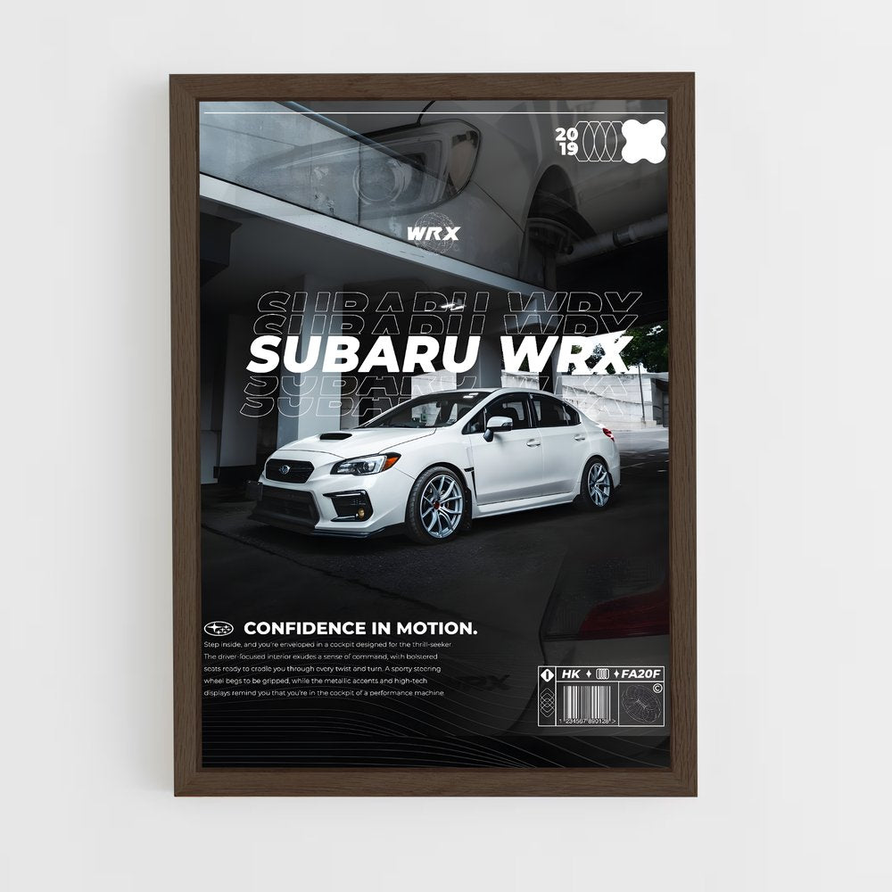 subaru-6 cadre Bois foncé
