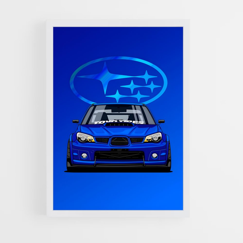 subaru-7 cadre Blanc