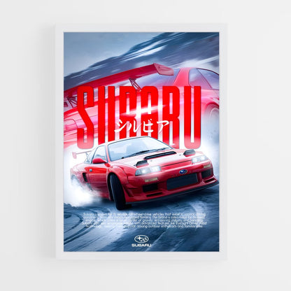 subaru-8 cadre Blanc