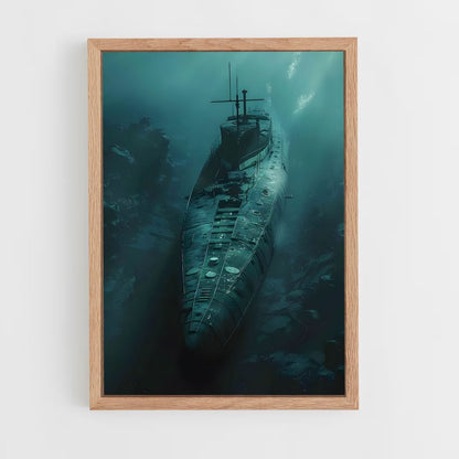 submarine-6 cadre Bois clair