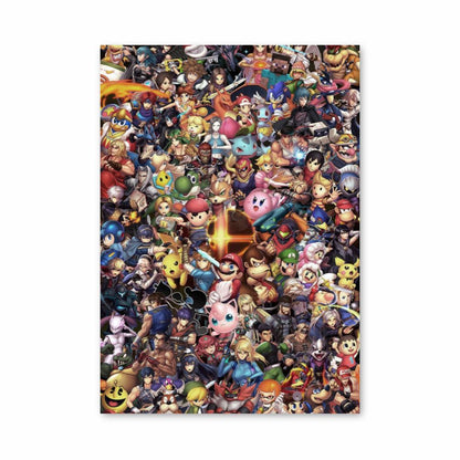 Poster Personnages Super Smash