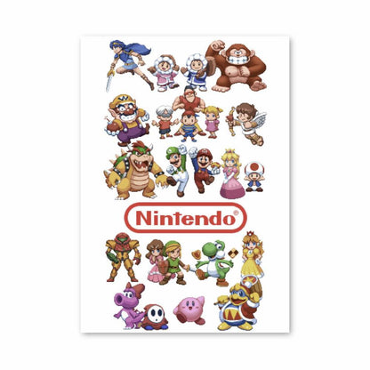 Poster Super Smash Bros Pixel