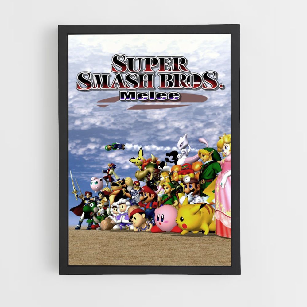 Poster Super Smash Bros Melee