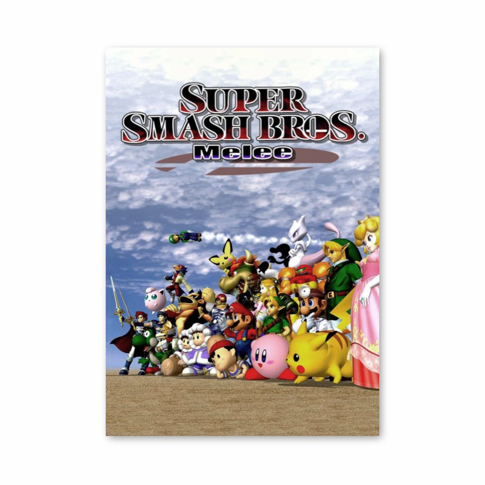 Poster Super Smash Bros Melee