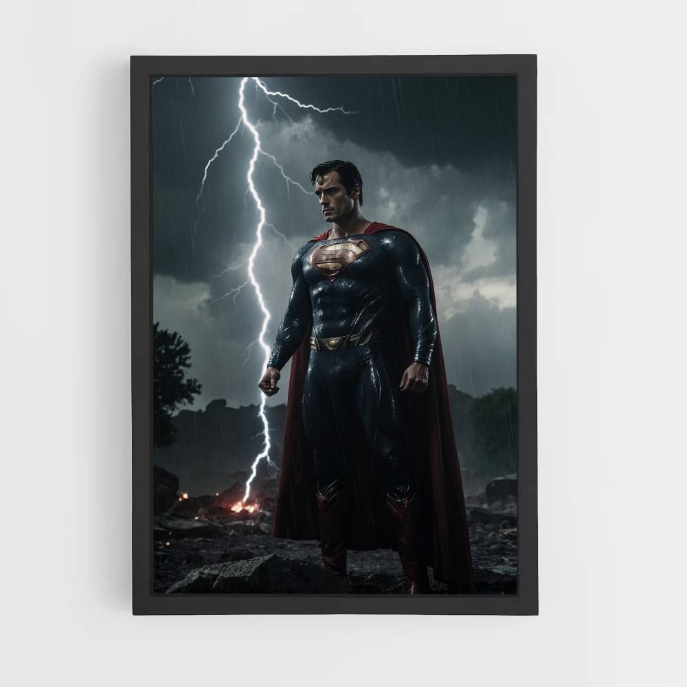 Poster Superman Éclair