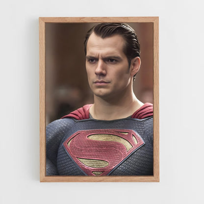 superman-4 cadre Bois clair