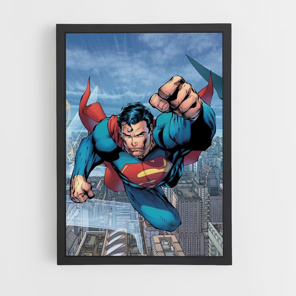 Poster Superman vole