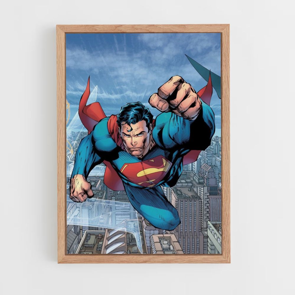 Poster Superman vole