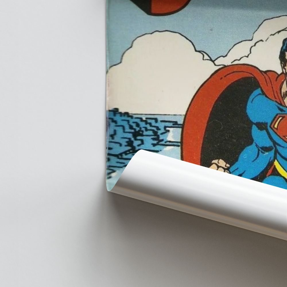 Poster Superman Bande Dessinée