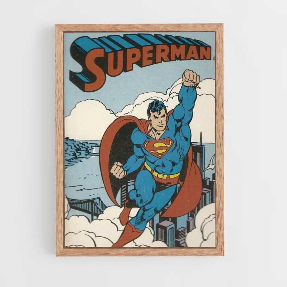 Poster Superman Bande Dessinée