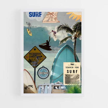 surf-1 cadre Blanc