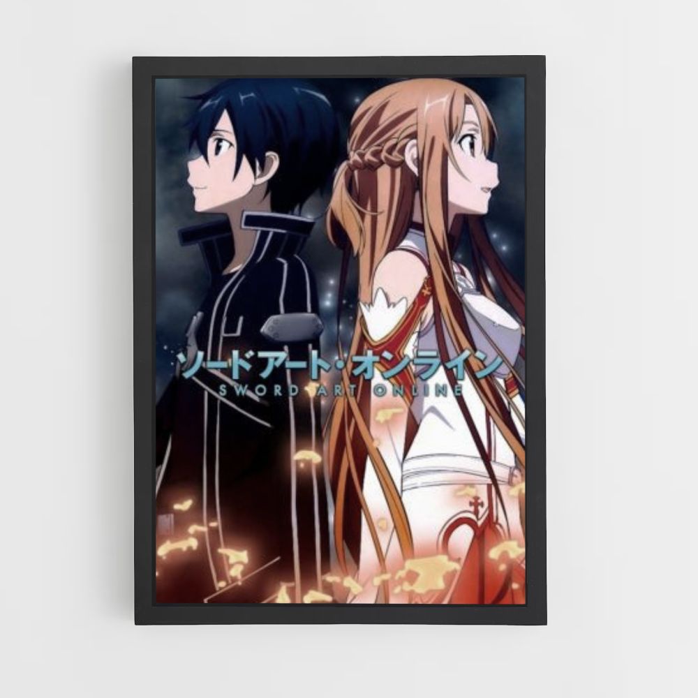 Poster Kirito et Asuna