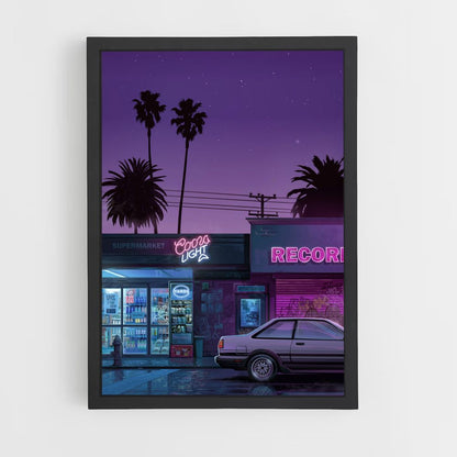 Poster Synthwave Magasin