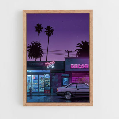 Poster Synthwave Magasin