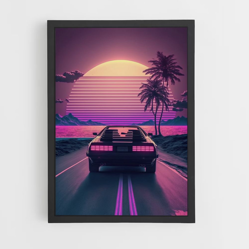 Poster Synthwave Retro