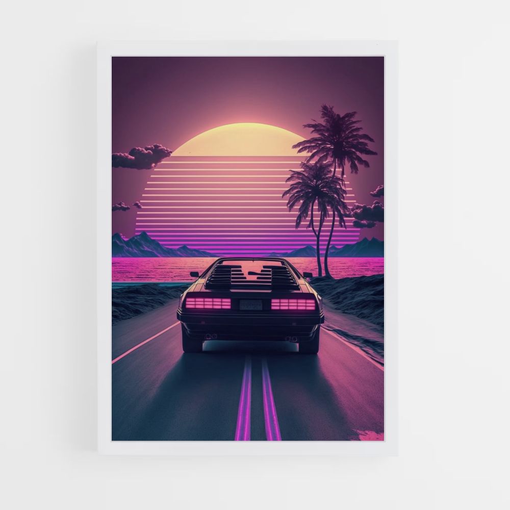 Poster Synthwave Retro