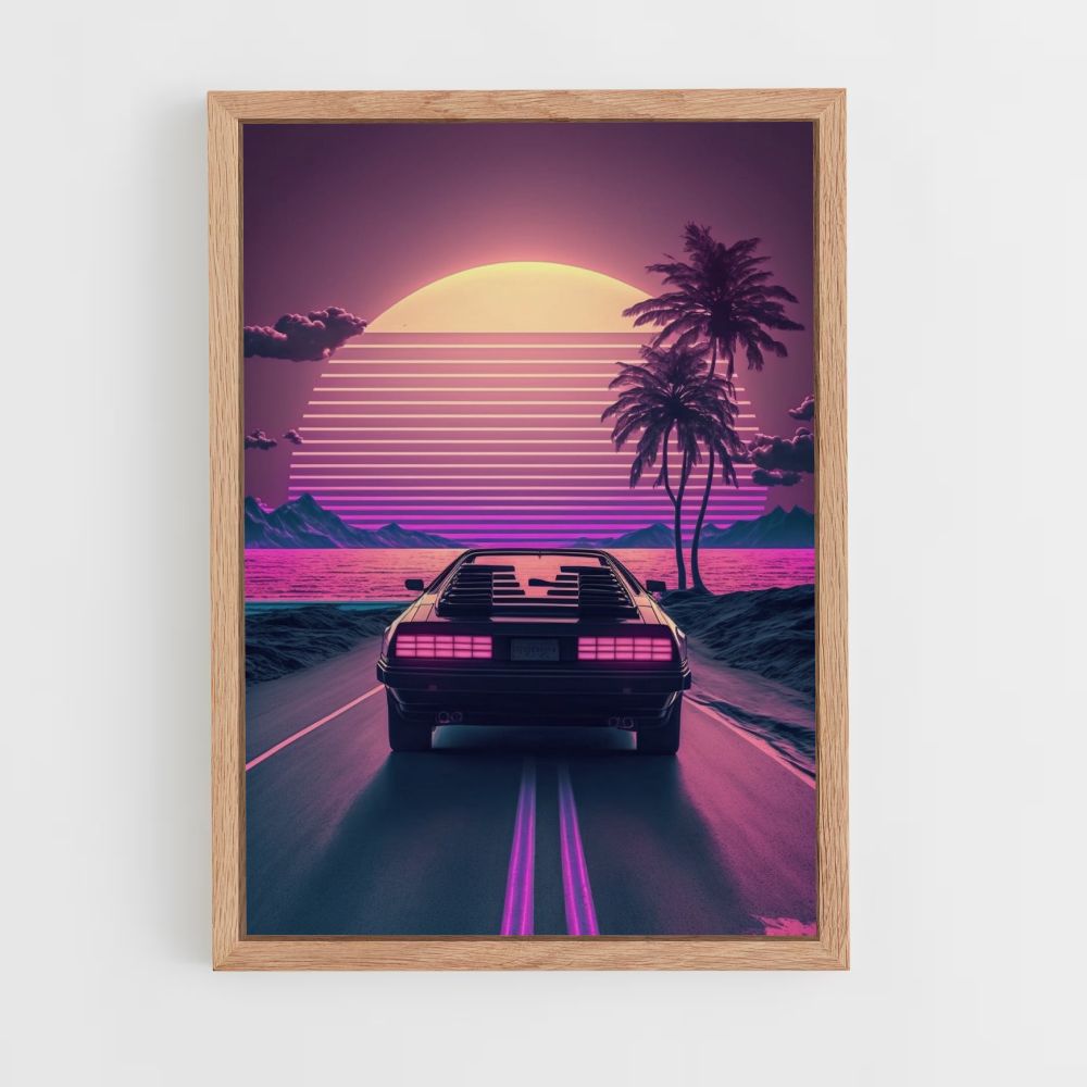 Poster Synthwave Retro