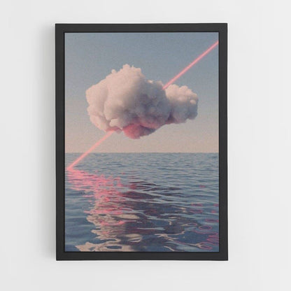 Poster Synthwave Nuage