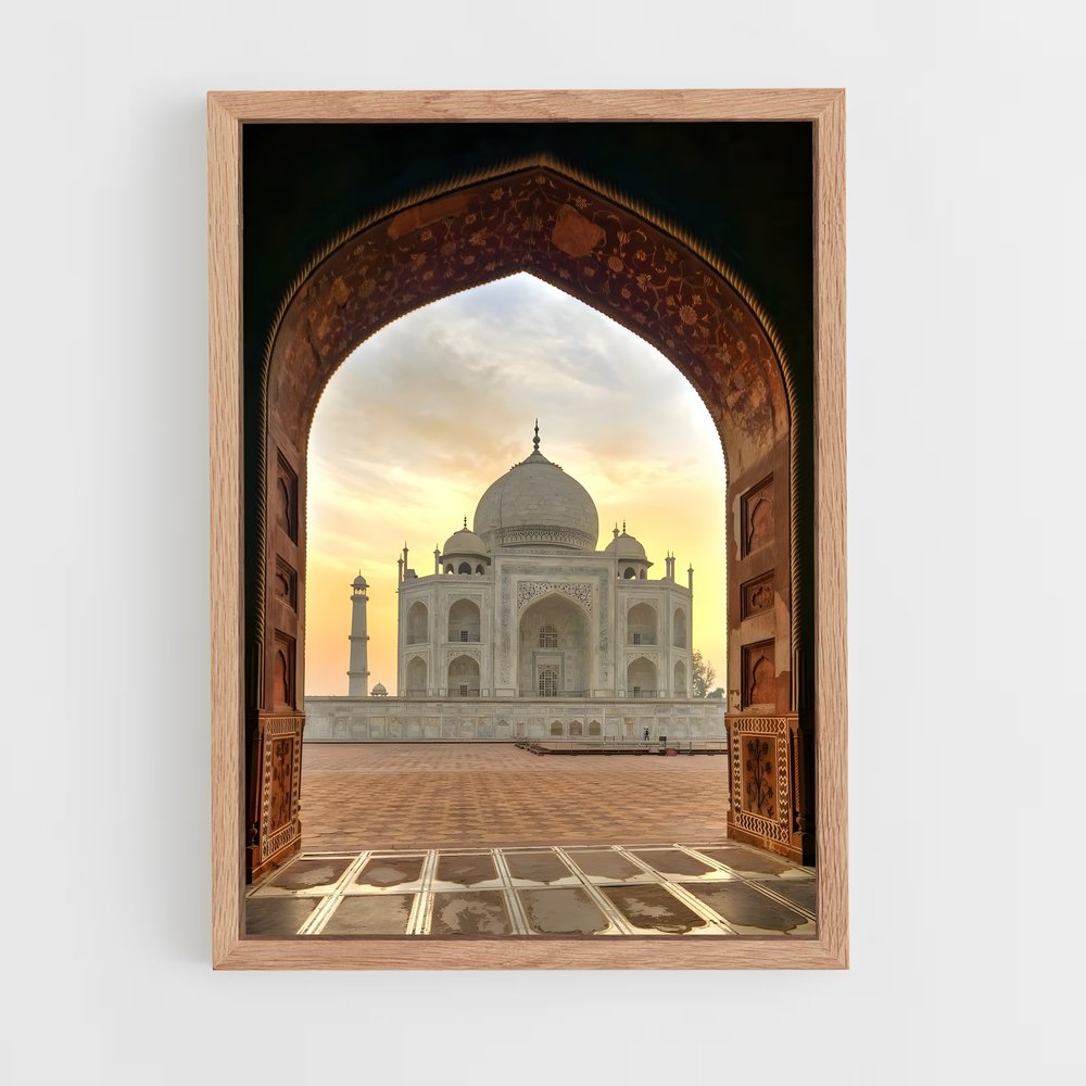 taj-mahal-7 cadre Bois clair