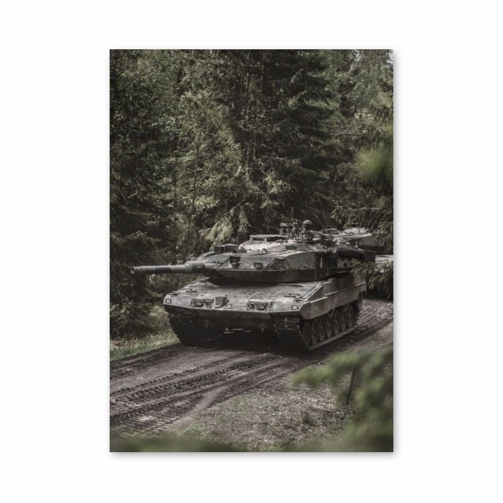 Poster Tank Forêt