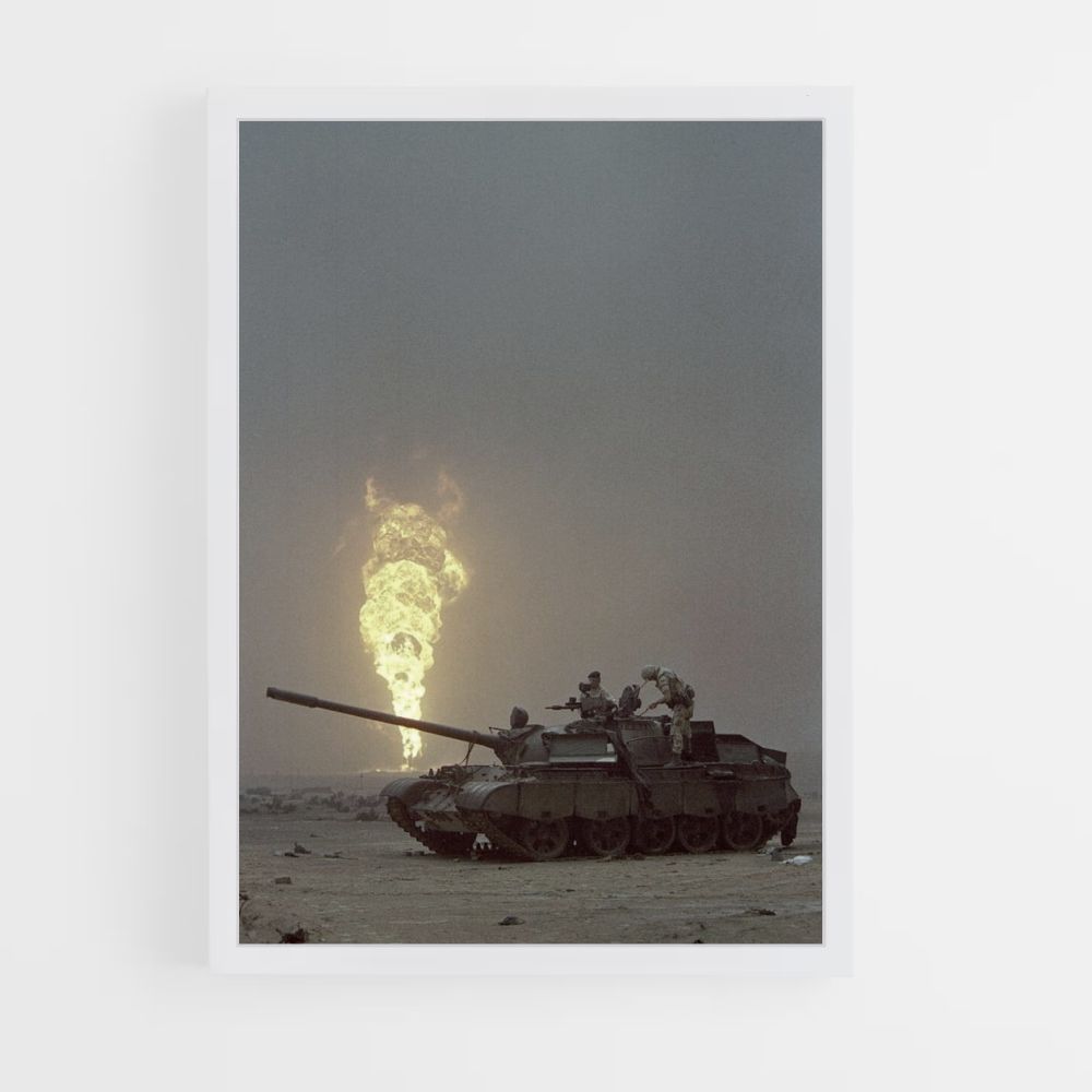 Poster Tank Explosion