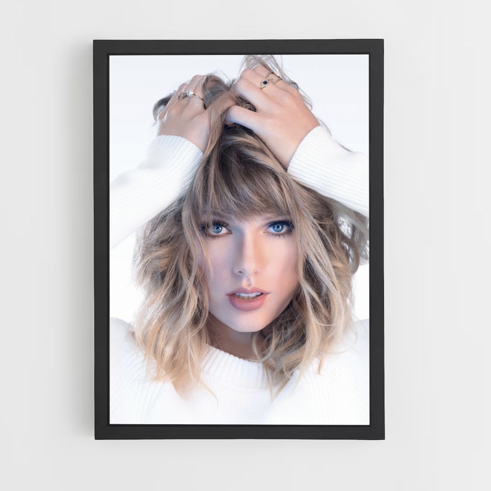 Poster Taylor Swift Blanc