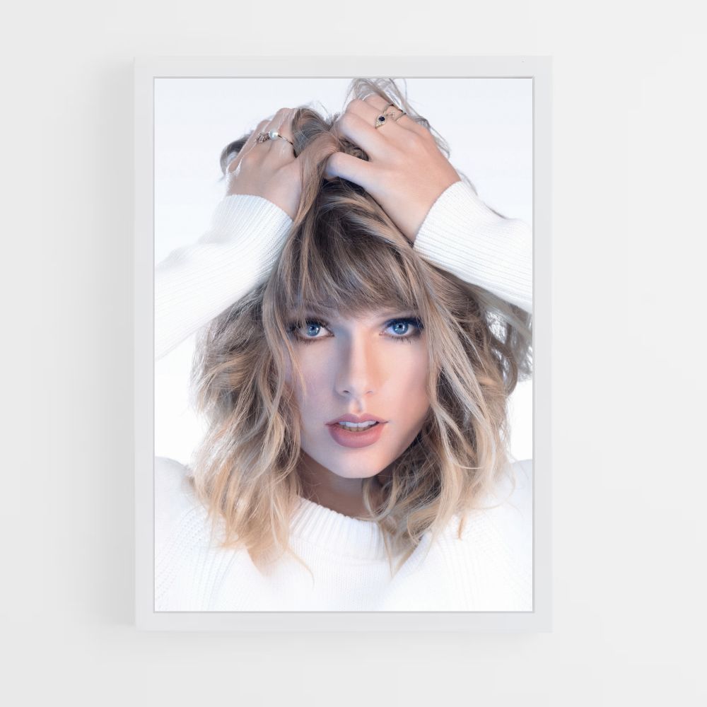 Poster Taylor Swift Blanc