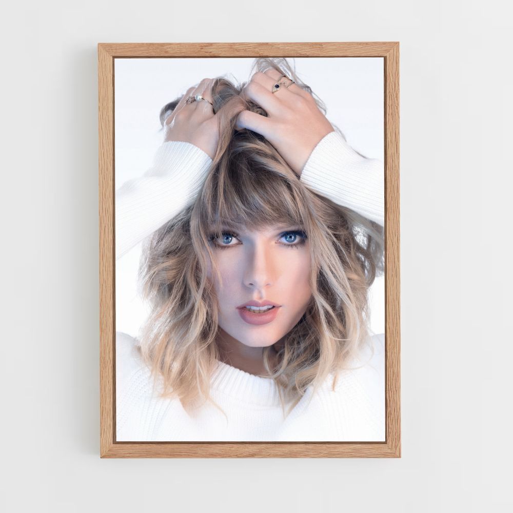 Poster Taylor Swift Blanc