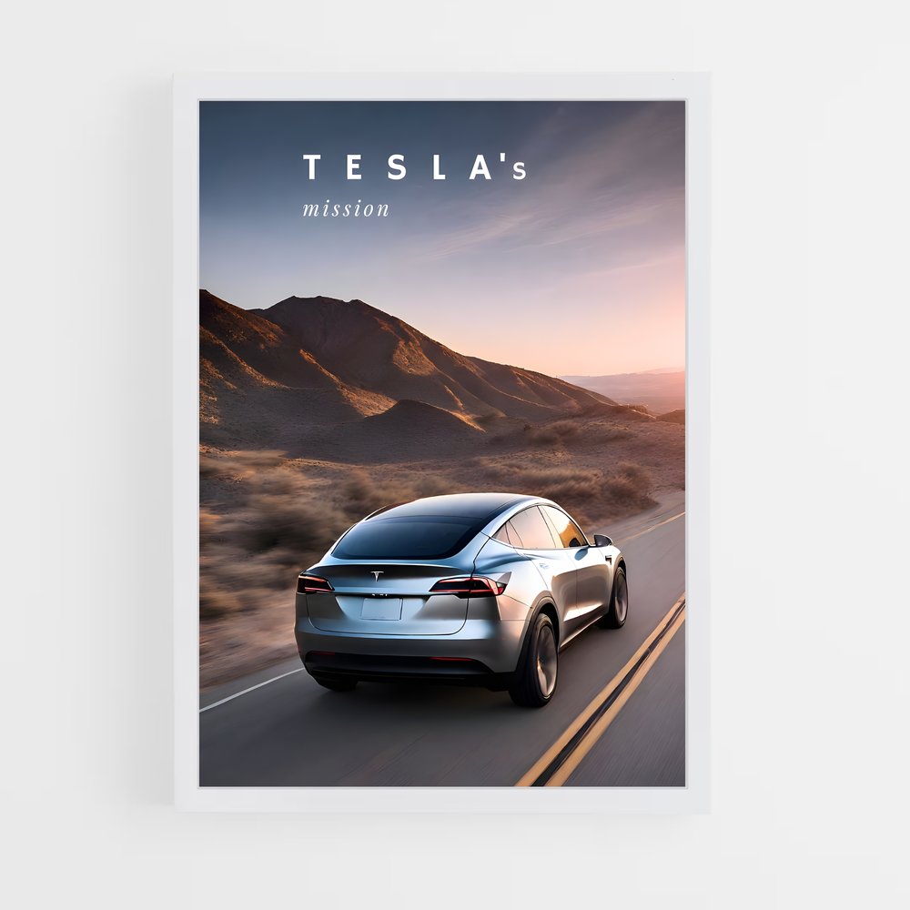 tesla-6 cadre Blanc