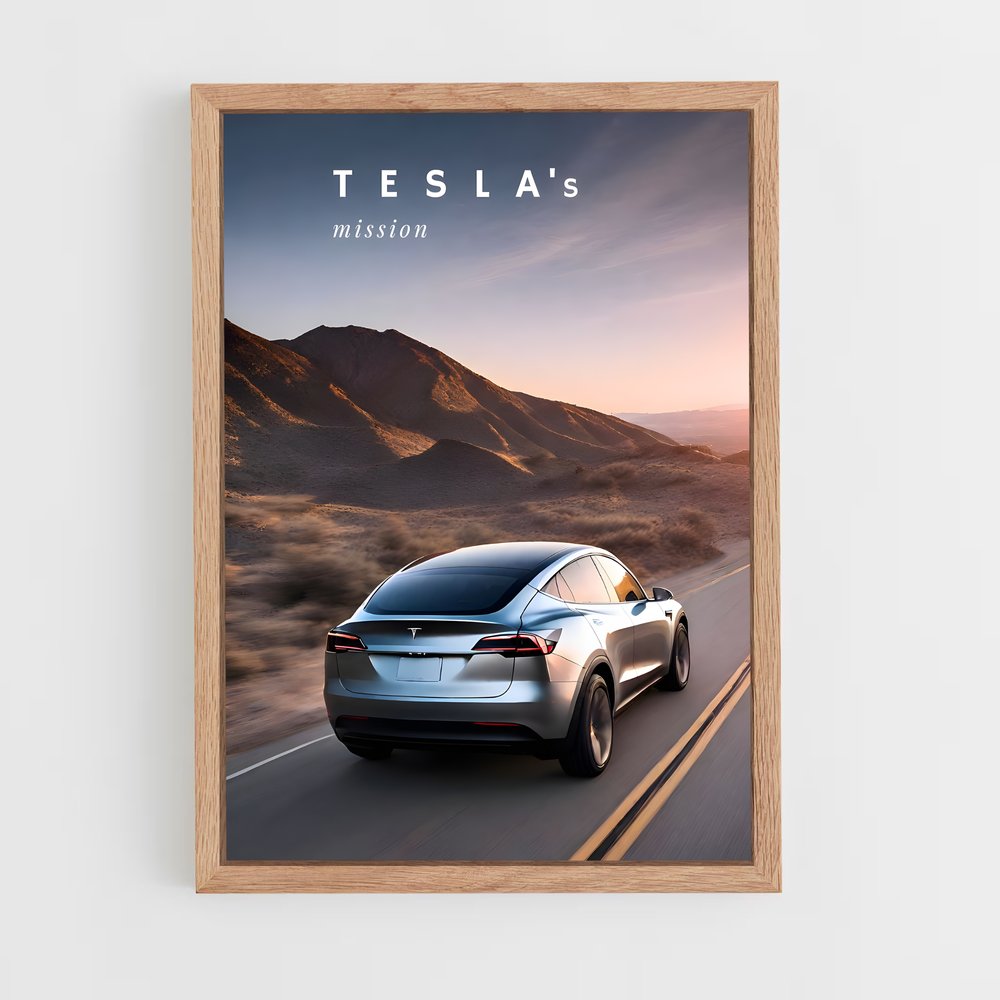 tesla-6 cadre Bois clair
