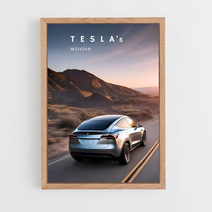 tesla-6 cadre Bois clair