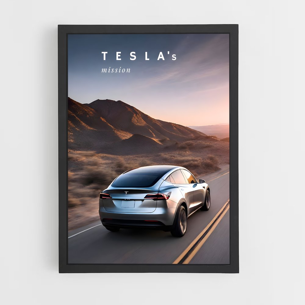 tesla-6 cadre Noir