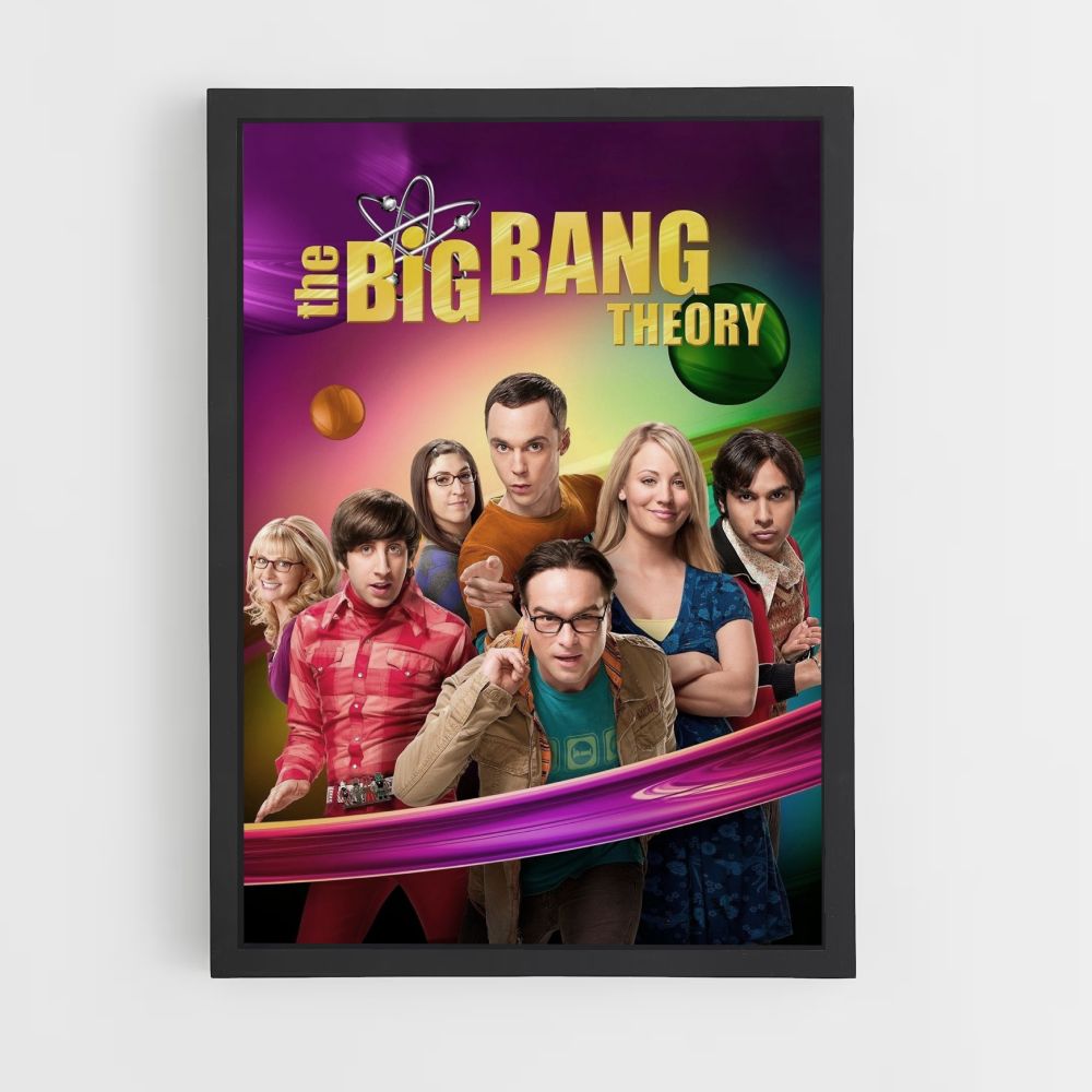 Poster The Big Bang Theory Couleur