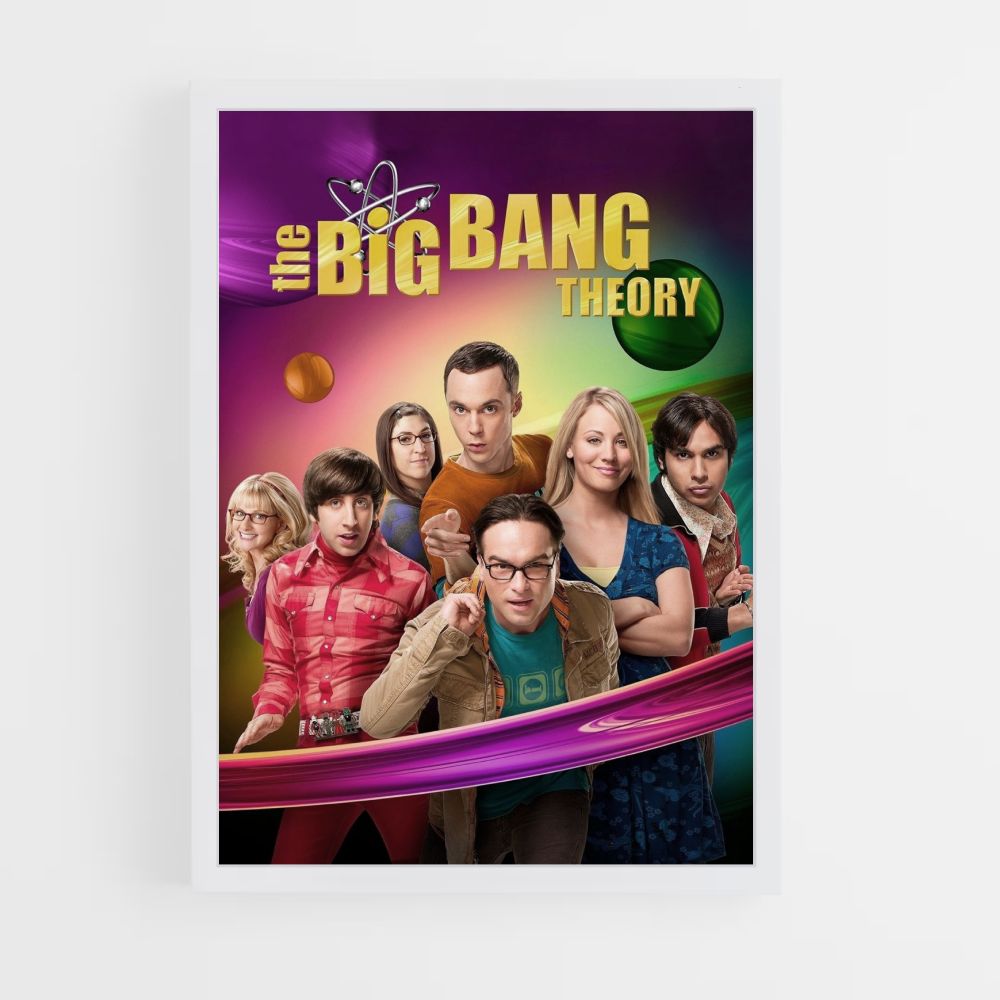 Poster The Big Bang Theory Couleur